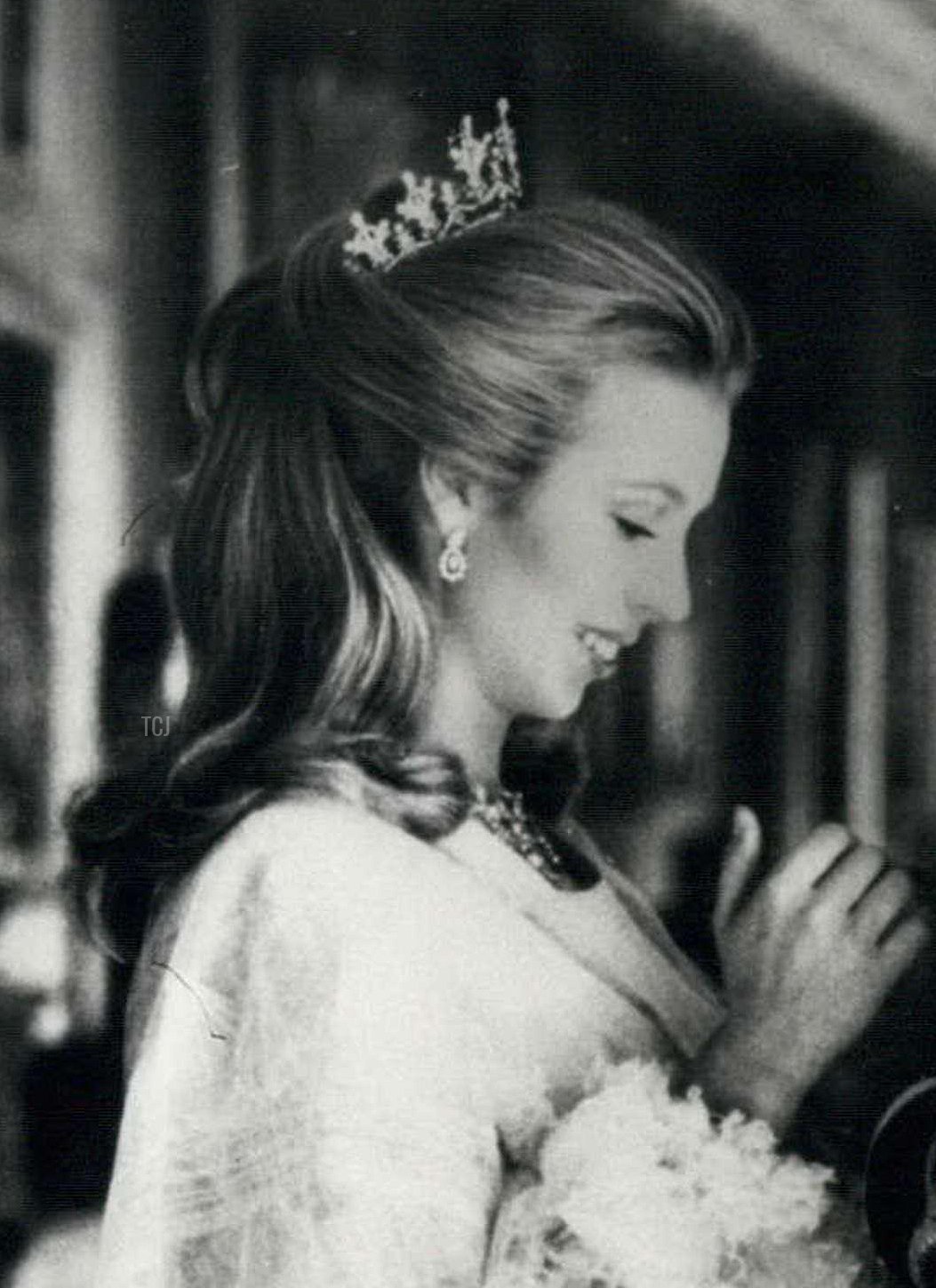 Engagement portrait of Princess Anne and Mark Phillips, 1973