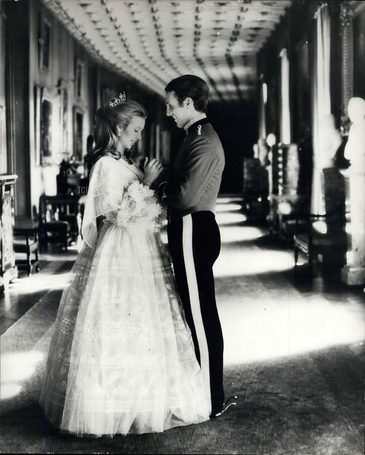Engagement portrait of Princess Anne and Mark Phillips, 1973