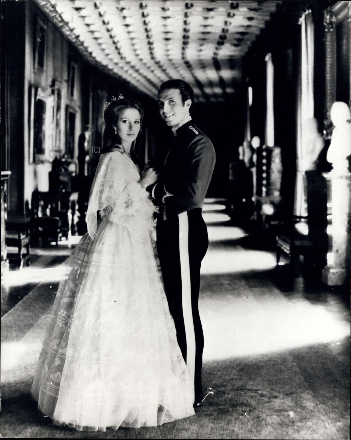 Engagement portrait of Princess Anne and Mark Phillips, 1973