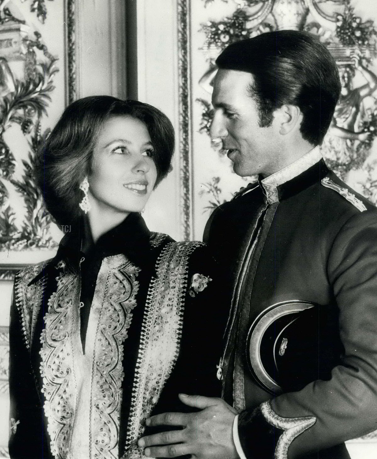Engagement portrait of Princess Anne and Mark Phillips, 1973