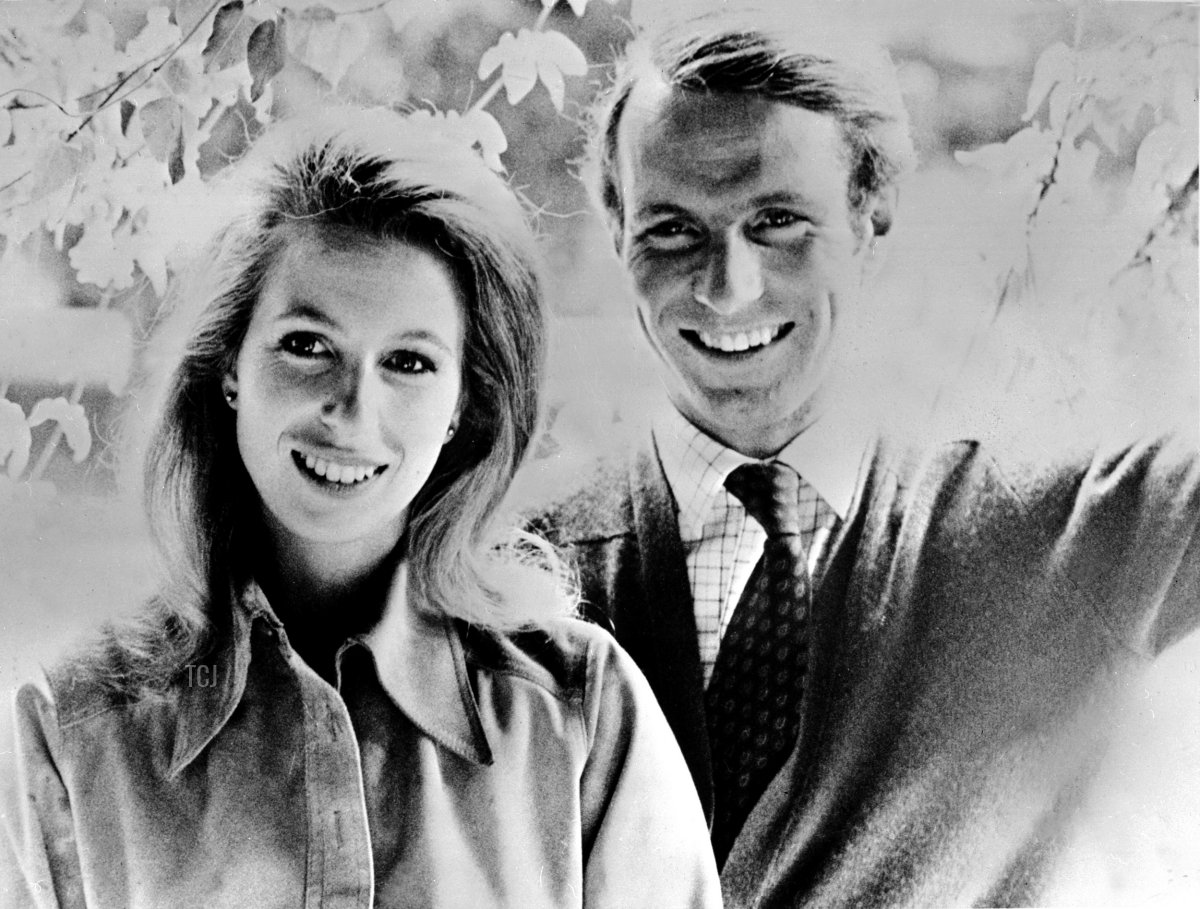 Engagement portrait of Princess Anne and Mark Phillips, 1973
