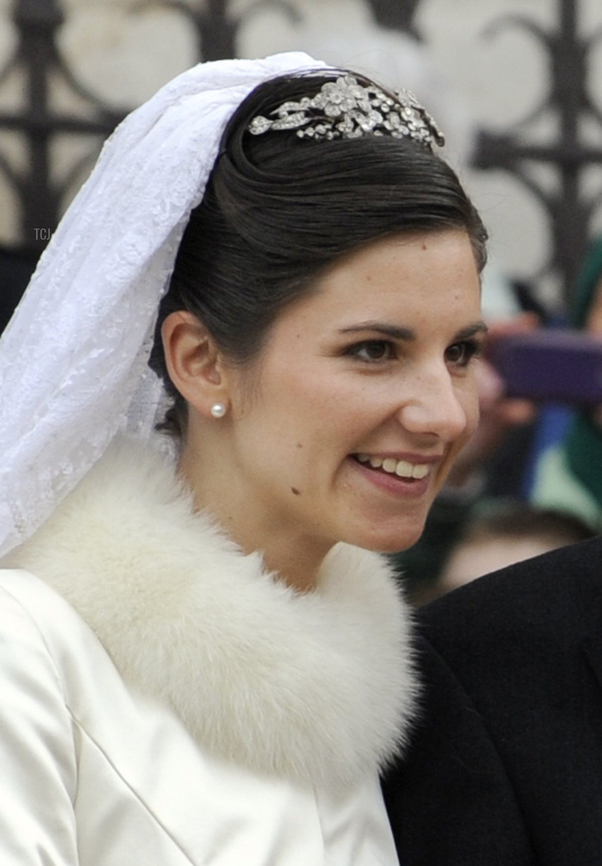 Archduke Christoph of Austria and Adelaide Drape-Frisch on their wedding day, Dec 2012