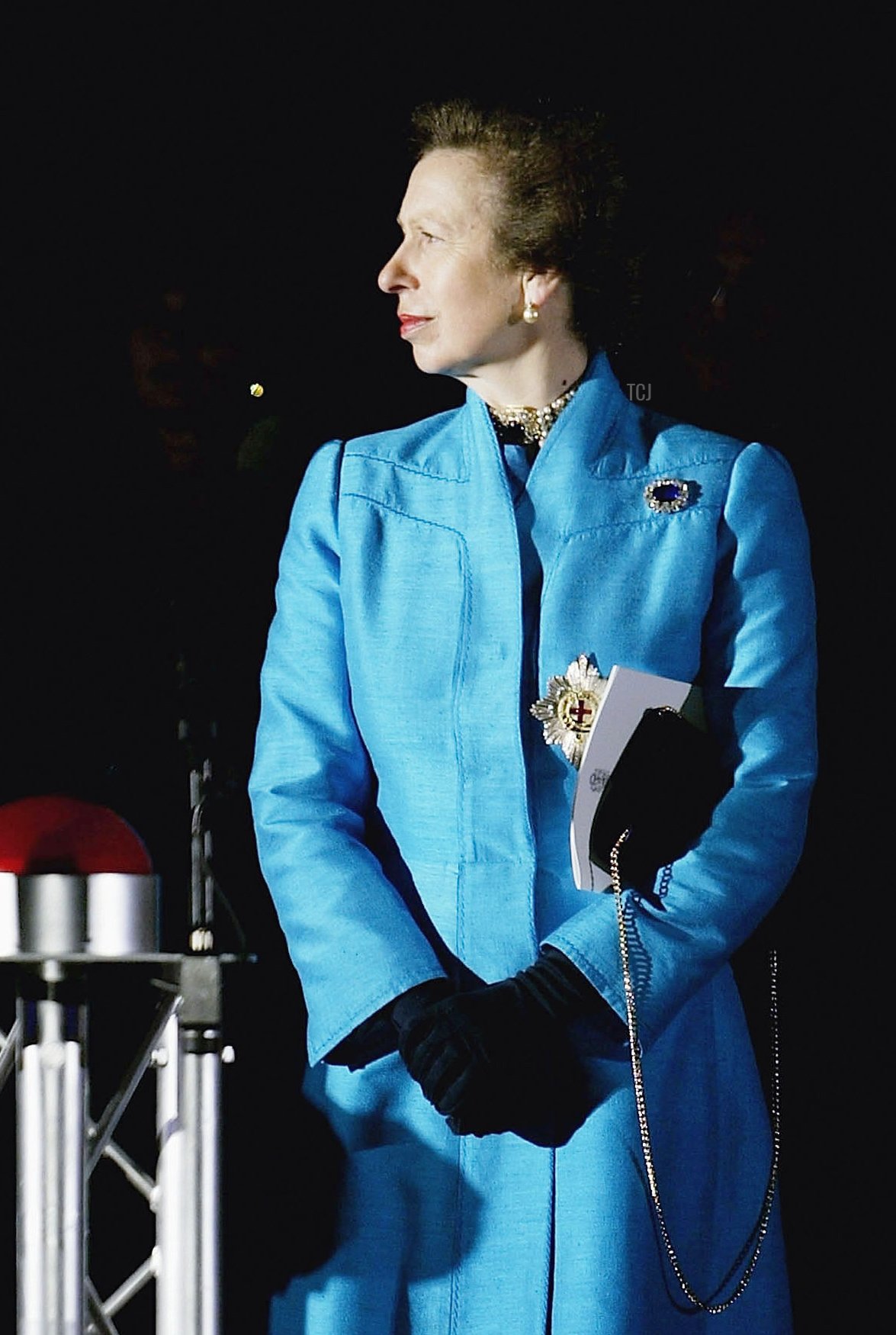 The Princess Royal and her daughter Zara Phillips press the button to release the champagne as they name Adonia and Oceana the newest additions to P&O Cruises? fleet on May 21, 2003 in Southampton, England