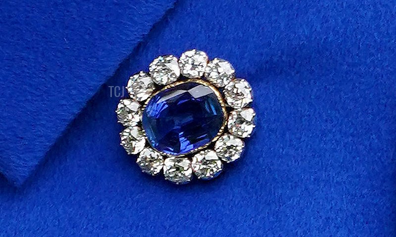 Prince Albert's Brooch, worn by the Queen in June 2021