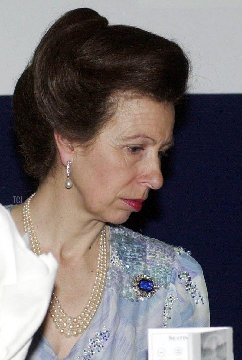 The Princess Royal, President of Save The Children Fund, with Labour MP Keith Vaz, at the Asian Achievers' Dinner at The Cafe Royal, London, March 2000
