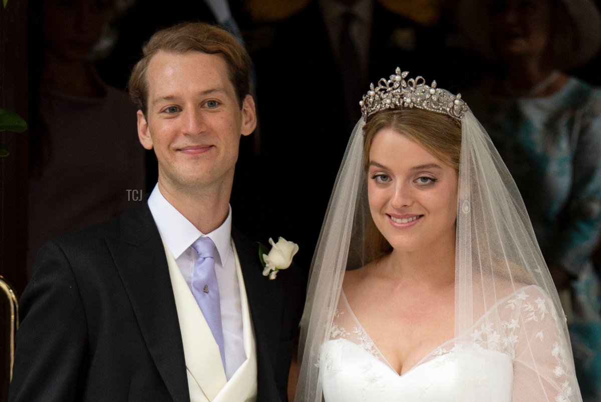 September 10, 2021, London, UK The Wedding of Flora Ogilvy and Timothy Vesterberg at St George's Chapel, Piccadilly, London