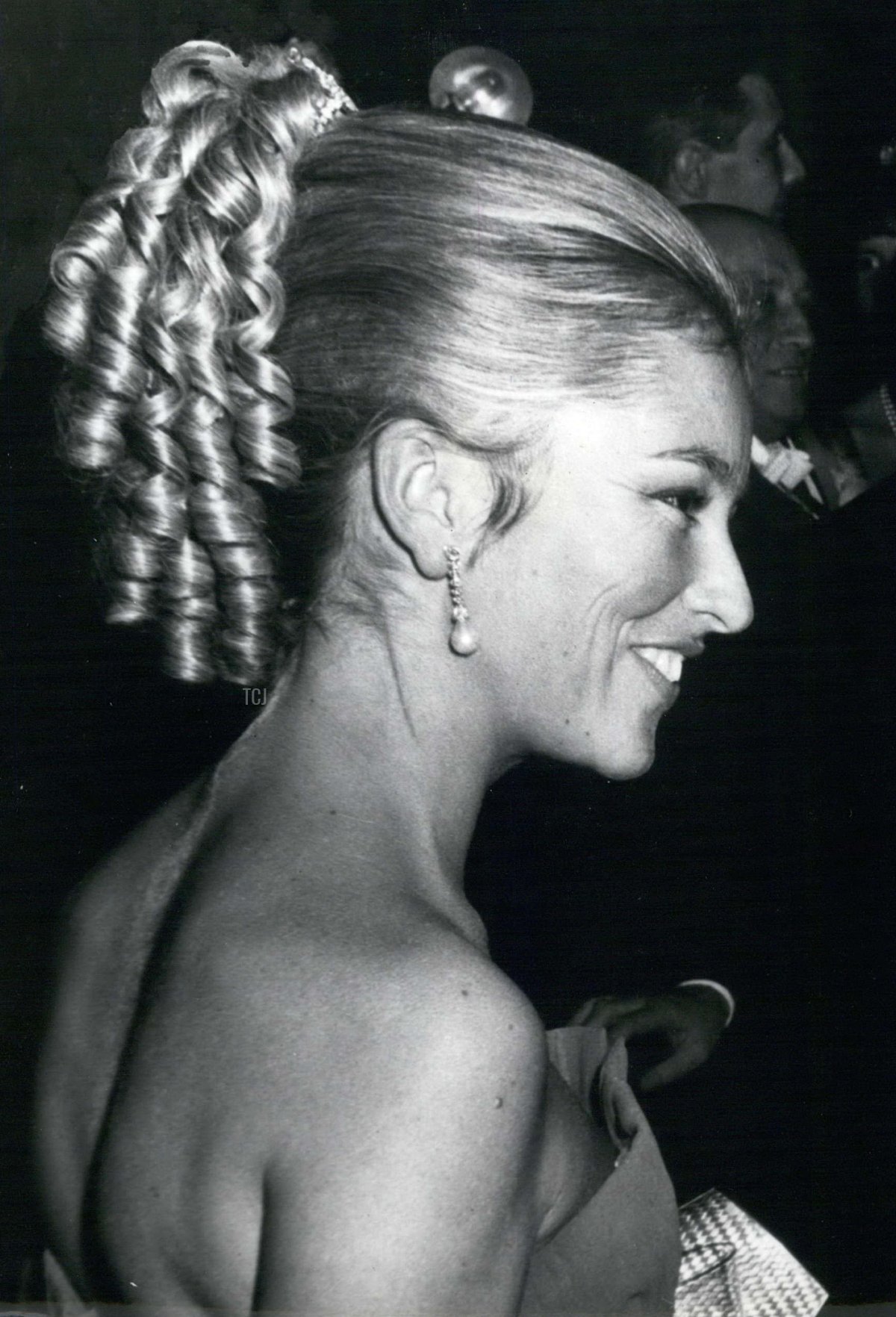 Princess Paola at Brussels Reception for Luxembourg Officials, October 1967