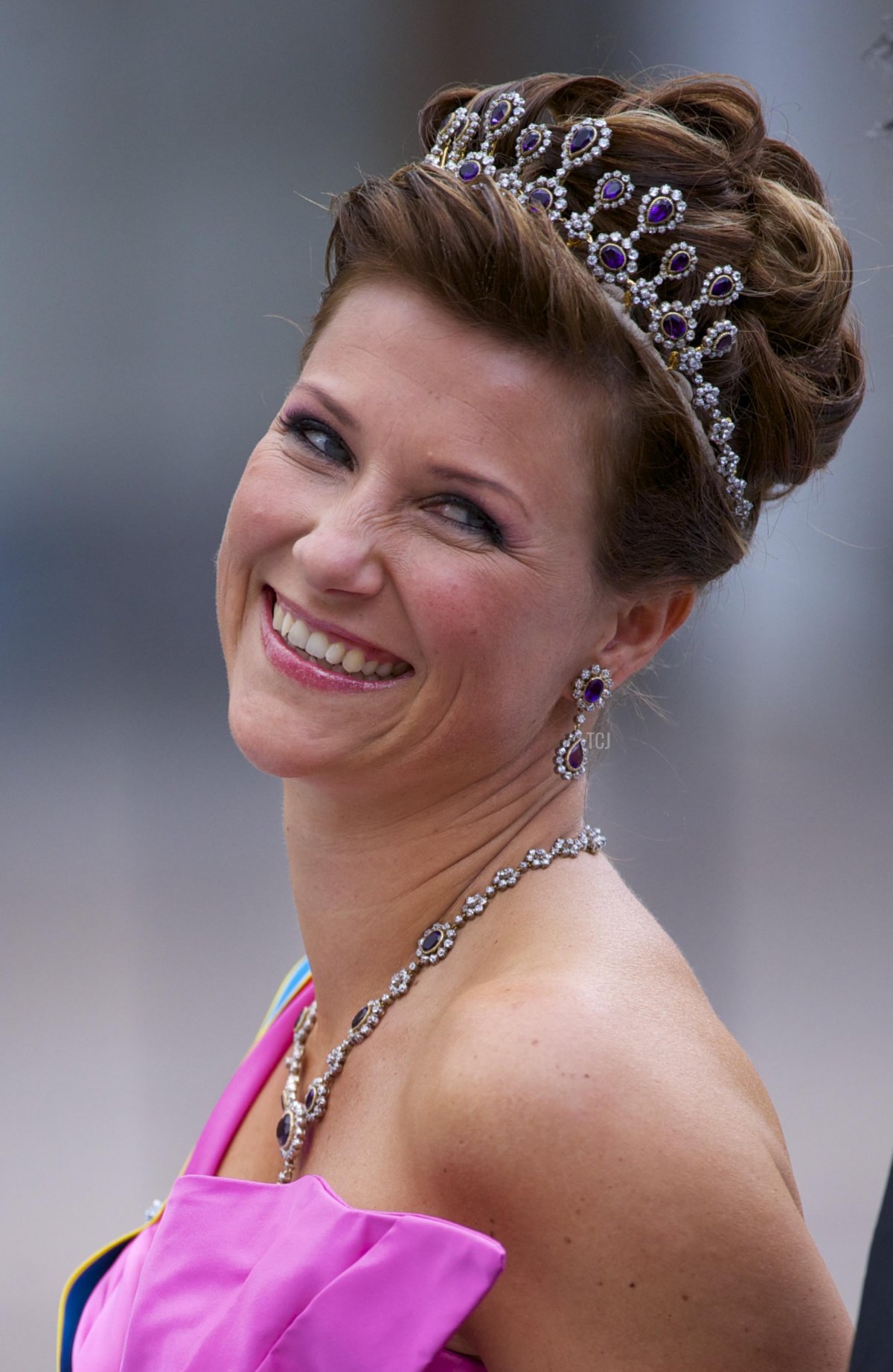 Princess Martha Louise of Norway and husband Mr Ari Behn attend the wedding of Crown Princess Victoria of Sweden and Daniel Westling on June 19, 2010 in Stockholm, Sweden