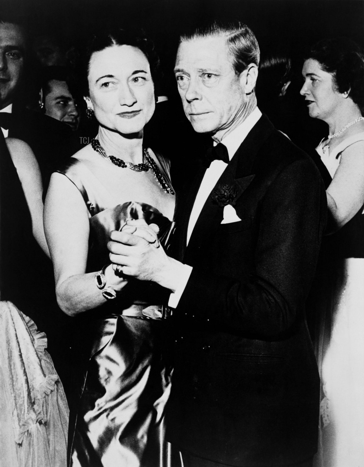 The Duke and Duchess of Windsor at the assembly ball in the Hotel Sherry-Netherland, 1950