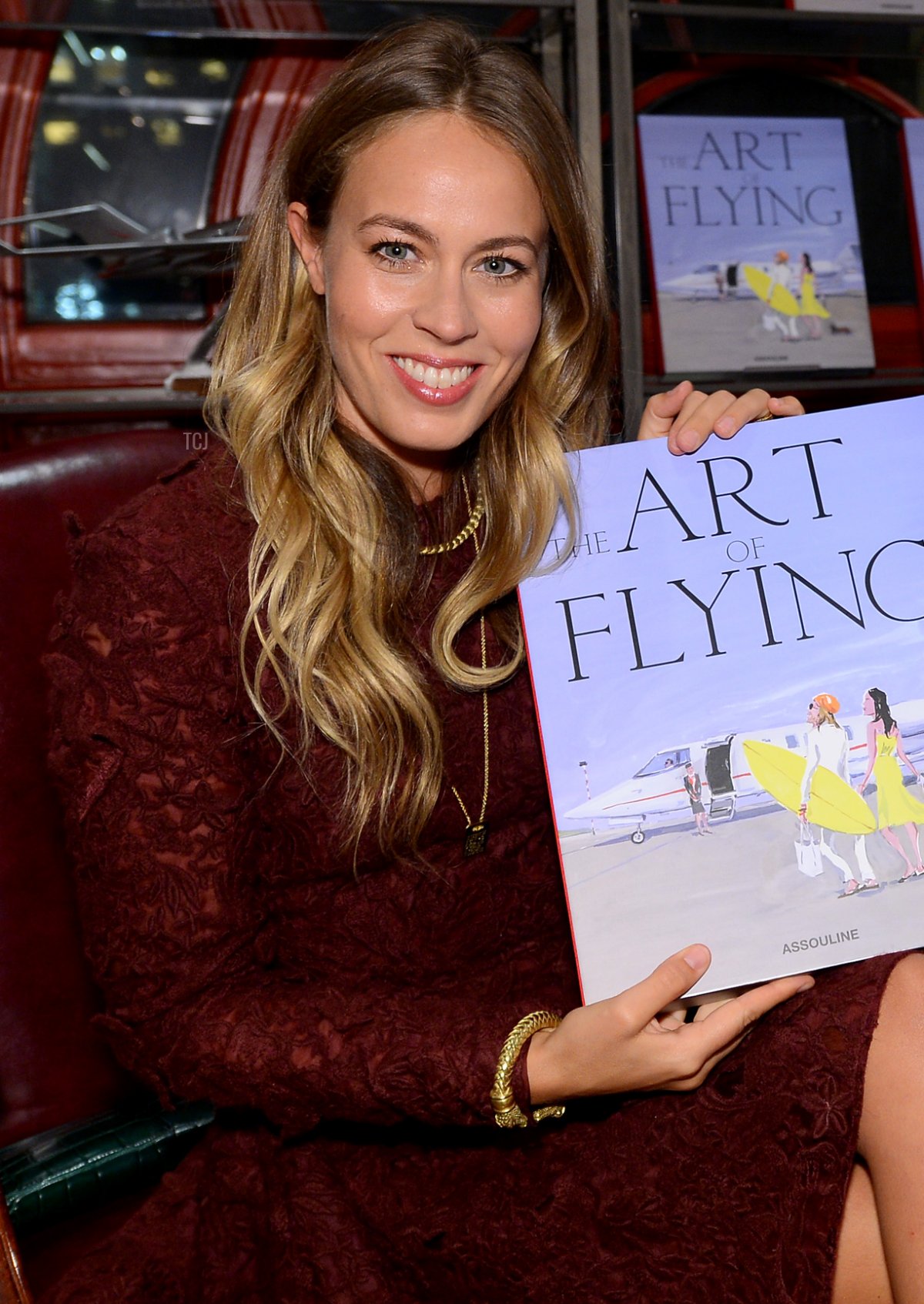 Nina Flohr attends "The Art of Flying" book launch reception at Assouline in The Plaza Hotel on November 4, 2015 in New York City