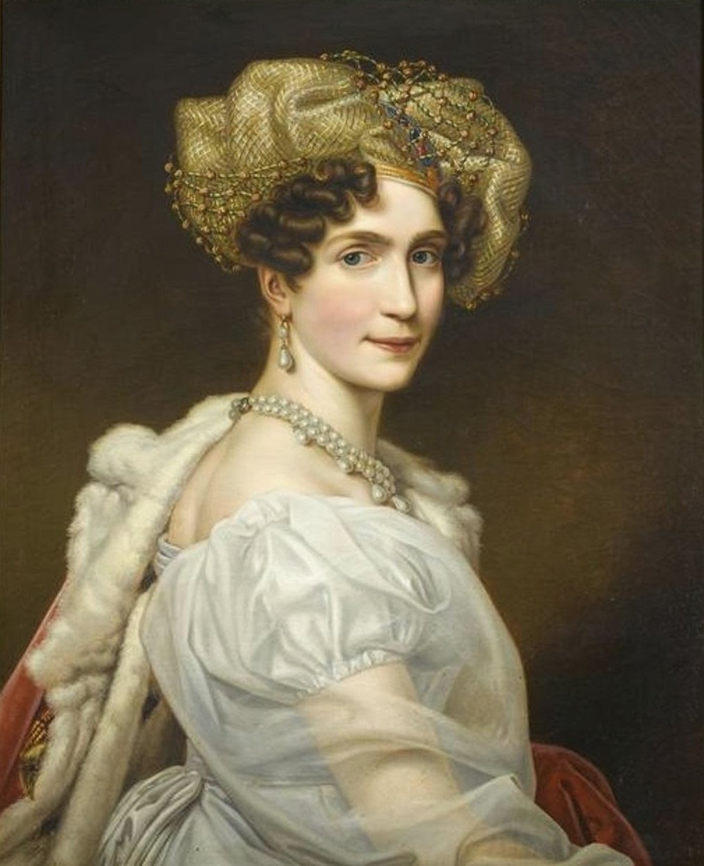 Augusta of Bavaria, Duchess of Leuchtenberg, painted by Joseph Karl Stieler ca. 1820