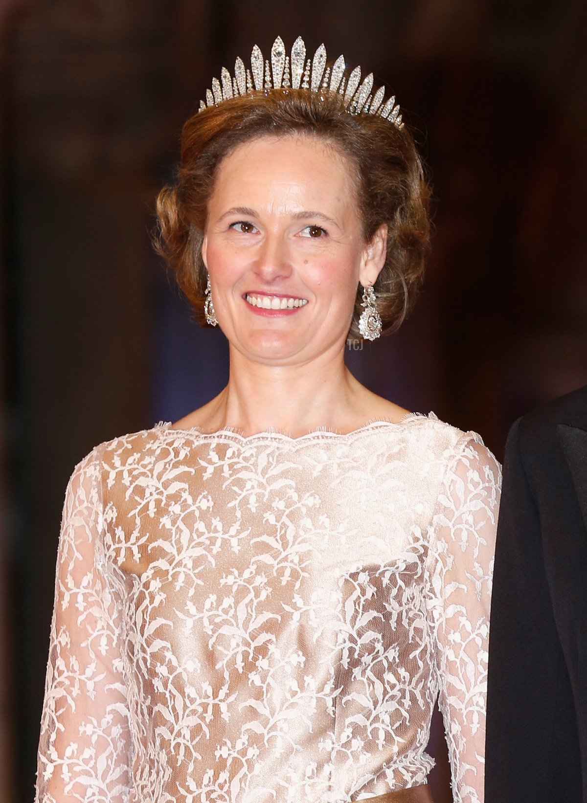 Hereditary Prince Alois and Hereditary Princess Sophie of Liechtenstein arrive on April 29, 2013 to attend a dinner at the National Museum (Rijksmuseum) in Amsterdam hosted by Queen Beatrix of the Netherlands on the eve of her abdication