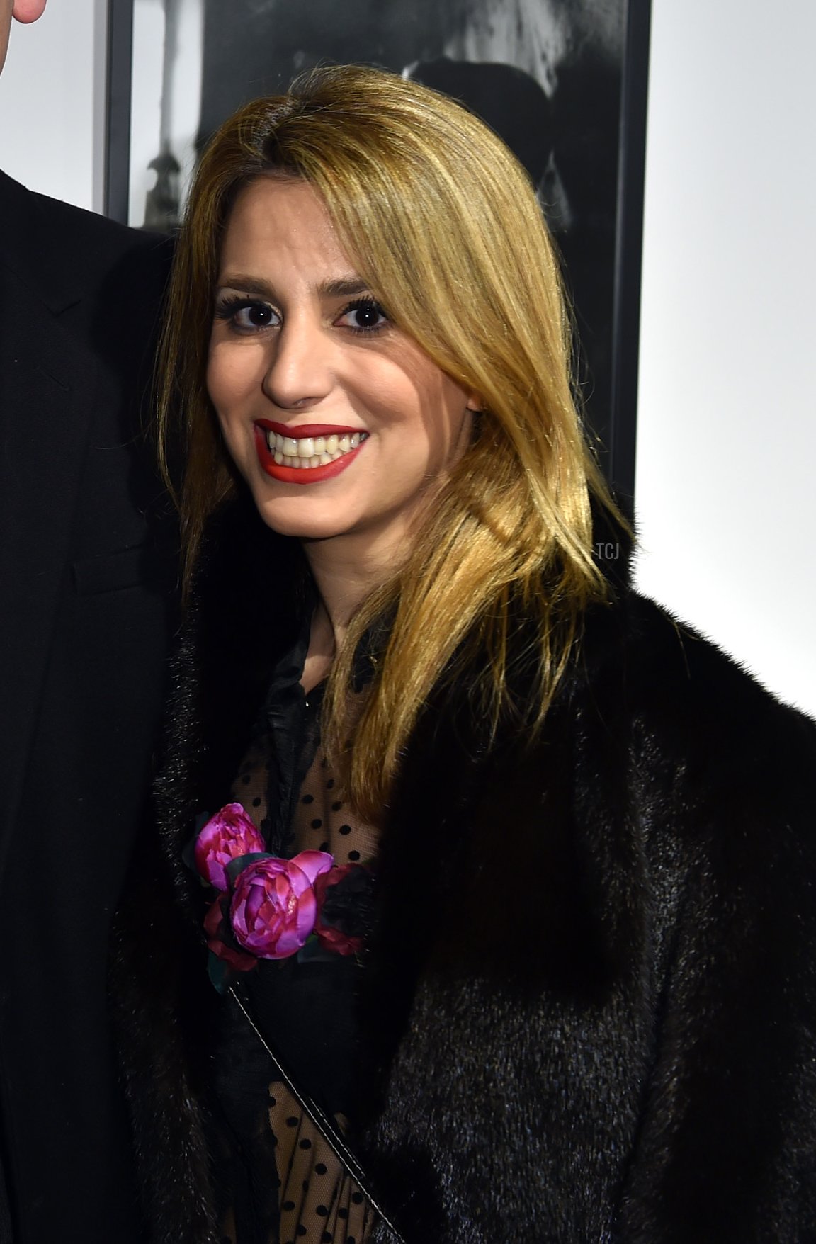 Mahkameh Navabi at the vernissage Roger Fritz at Burda Verlag on March 1, 2016 in Munich, Germany