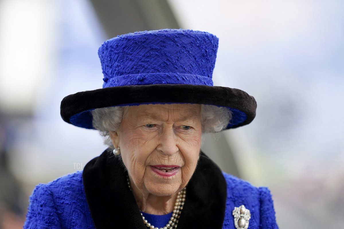 Queen Elizabet II during the Qipco British Champions Day at Ascot Racecourse on October 16, 2021 in Ascot, England