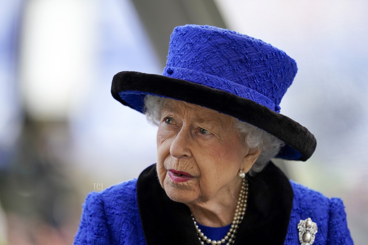 Queen Elizabet II during the Qipco British Champions Day at Ascot Racecourse on October 16, 2021 in Ascot, England
