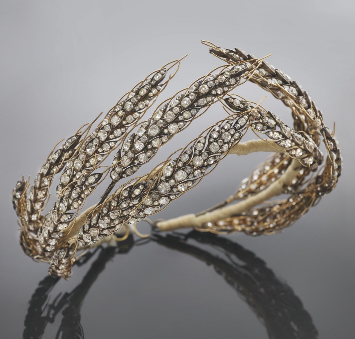 Nitot Early 19th Century Diamonds "Ears of Wheat" Tiara