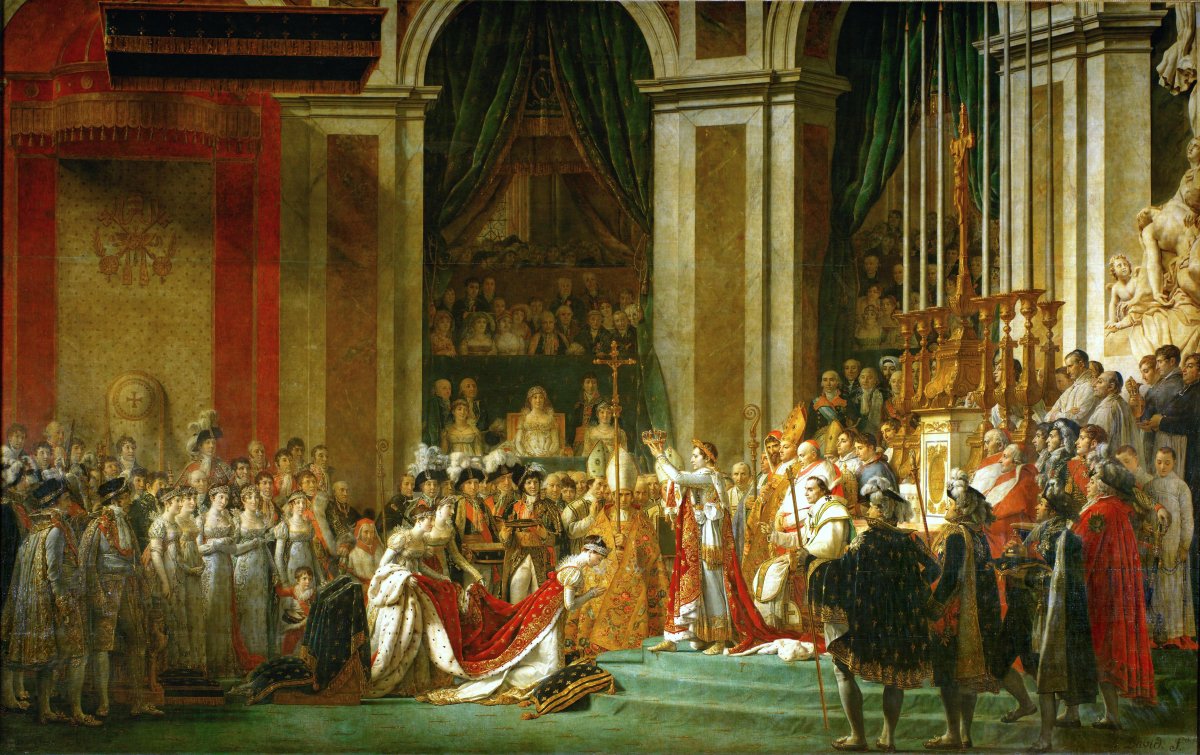 Jacques-Louis David - The Coronation of Napoleon (1805-1807)