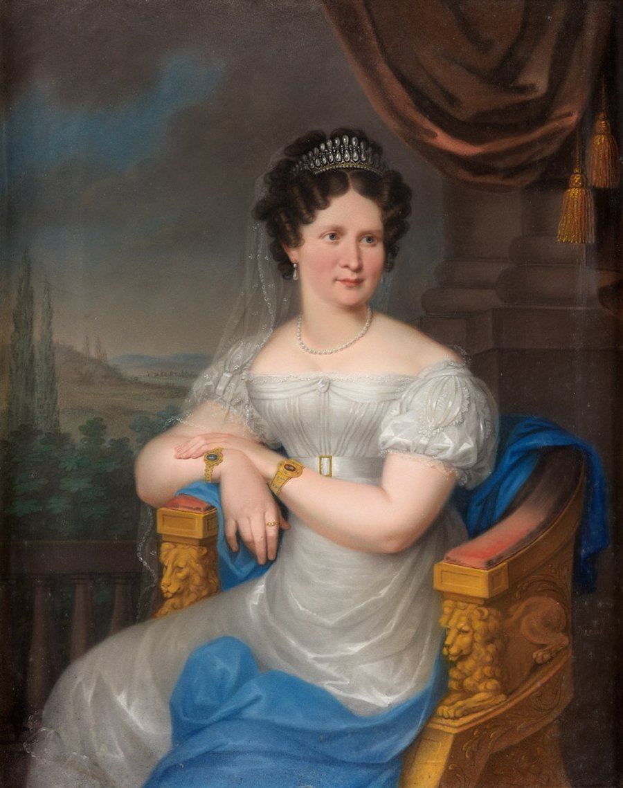 Johann Lorenz Kreul's portrait of Queen Therese of Bavaria
