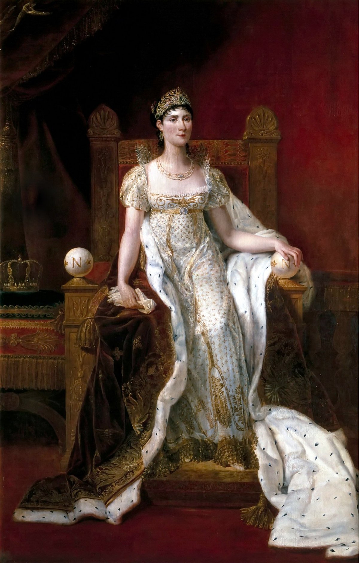 Joséphine, Empress of the French, painted by Guillaume Guillon-Lethière, 1807
