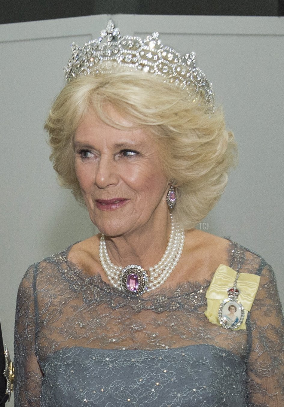 Prince Charles, Prince of Wales accompanied by Camilla, Duchess of Cornwall attend the CHOGM Banquet in Malta on November 27, 2015 near Attard, Malta