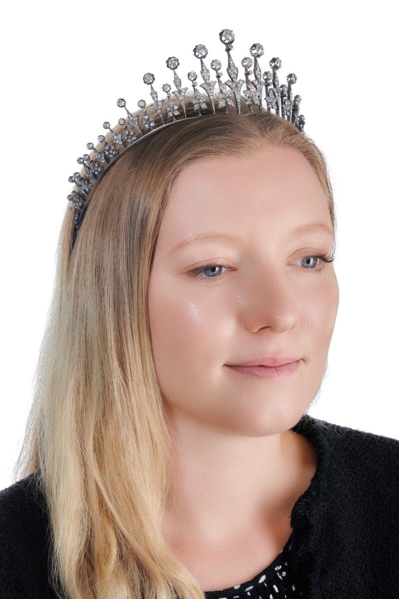 Diamond tiara, late 19th century