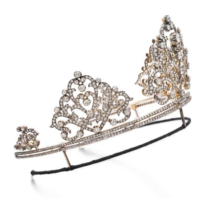 Diamond tiara, circa 1880