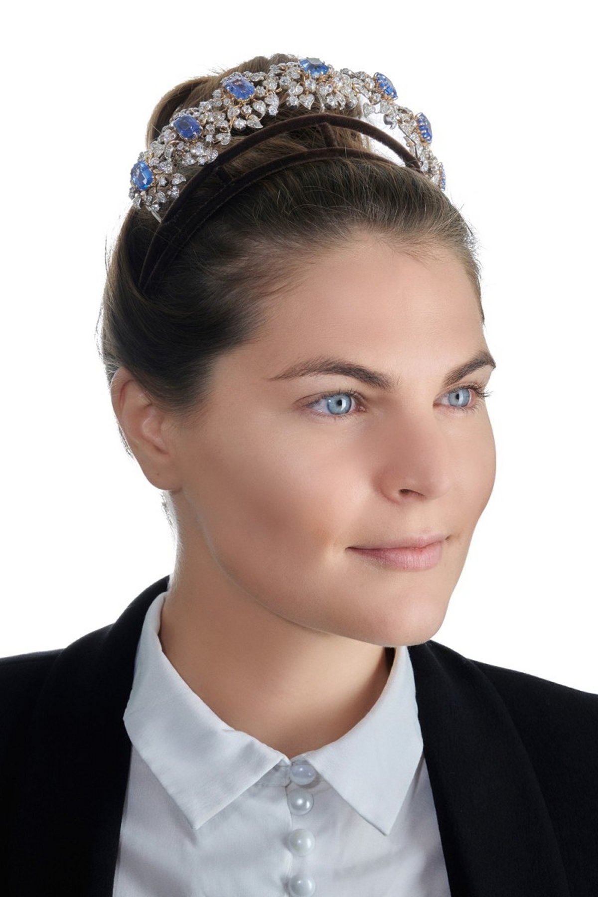 Sapphire and diamond tiara/necklace, late 19th century