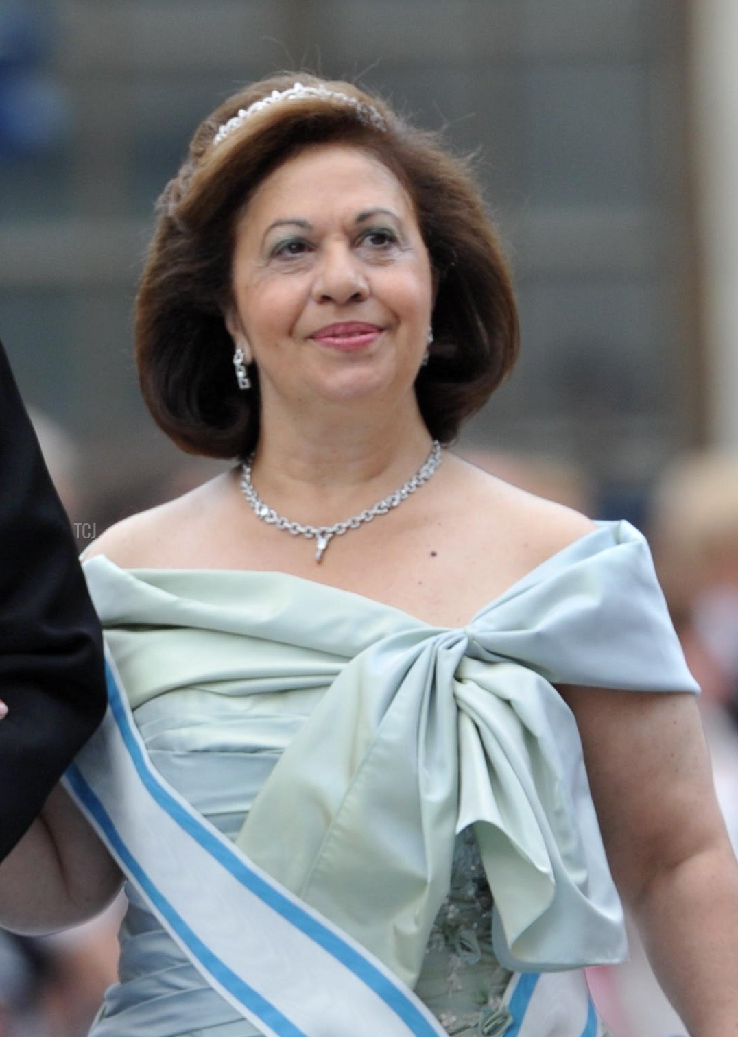 Crown Prince Alexander and Crown Princess Katherine of Serbia arrive for the wedding of Crown Princess Victoria of Sweden and Daniel Westling in Stockholm, Sweden, 19 June 2010