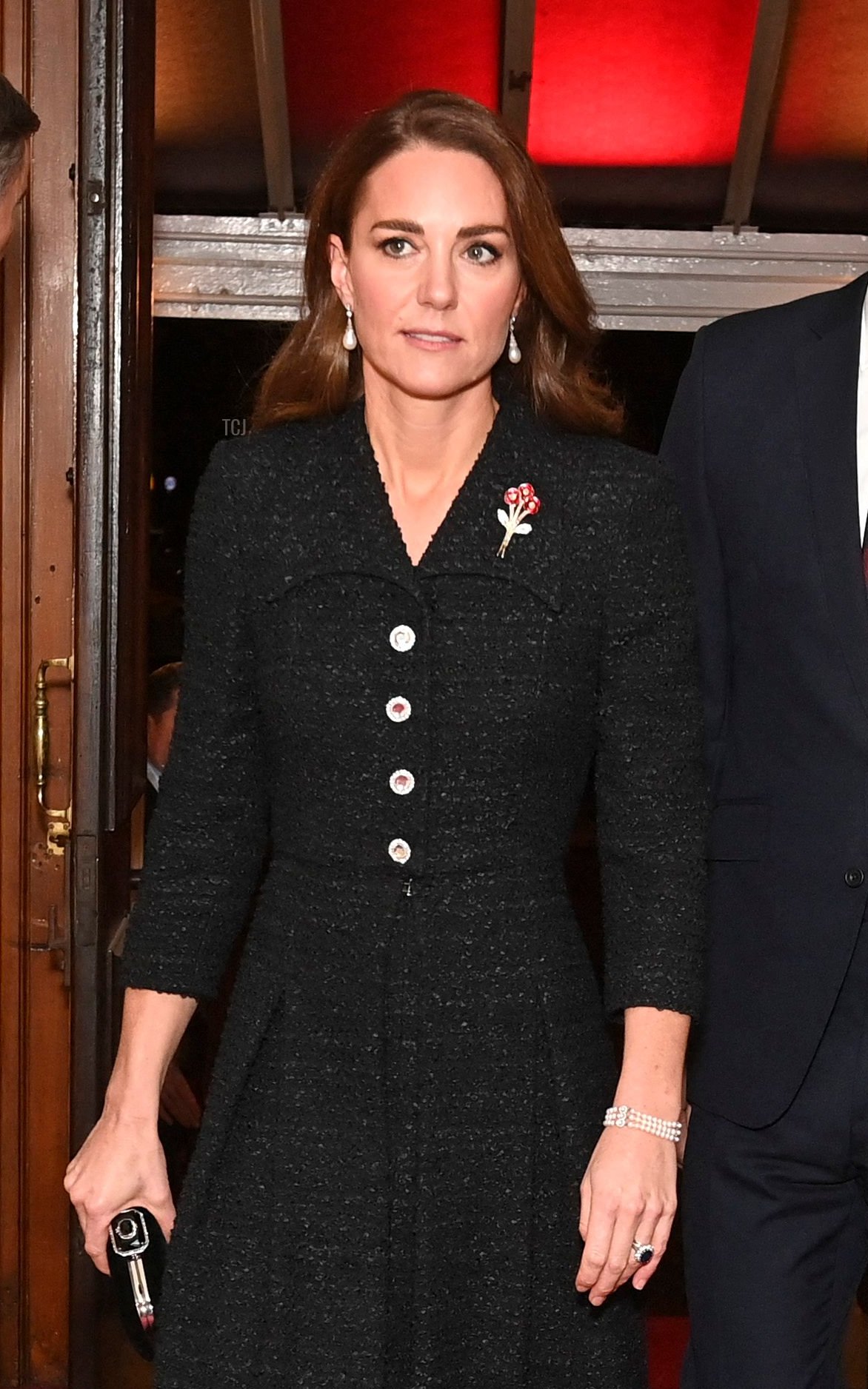 The Duchess of Cambridge attends the Royal British Legion festival of Remembrance at the Albert Hall on November 13, 2021 in London, England