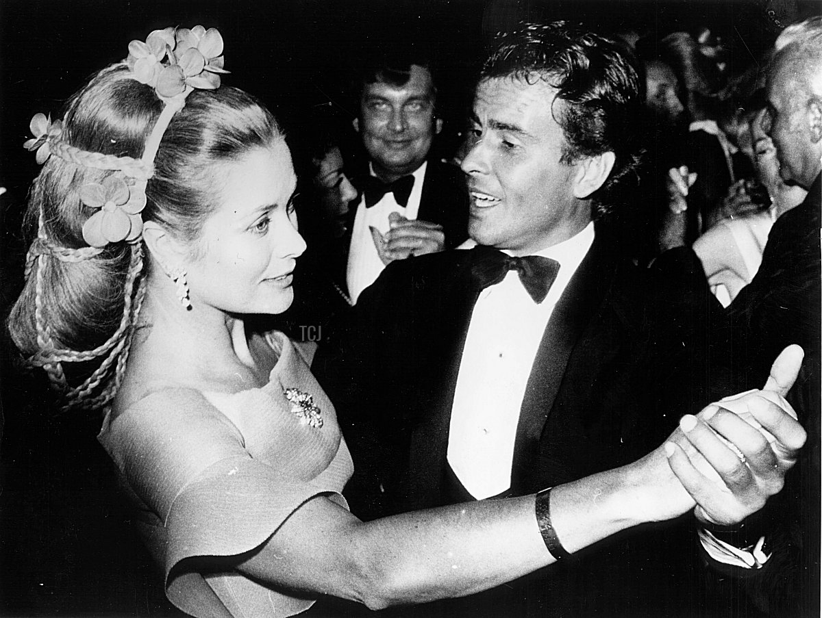 Princess Grace dances with Horst Bucholtz at the Red Cross Ball, 1972