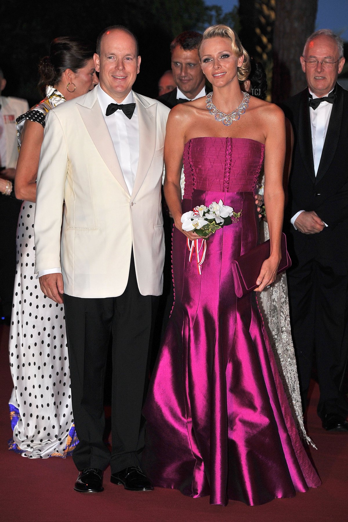 Prince Albert II of Monaco and Princess Charlene of Monaco attend the 63rd Red Cross Ball at the Sporting Monte-Carlo on August 5, 2011 in Monte-Carlo, Monaco
