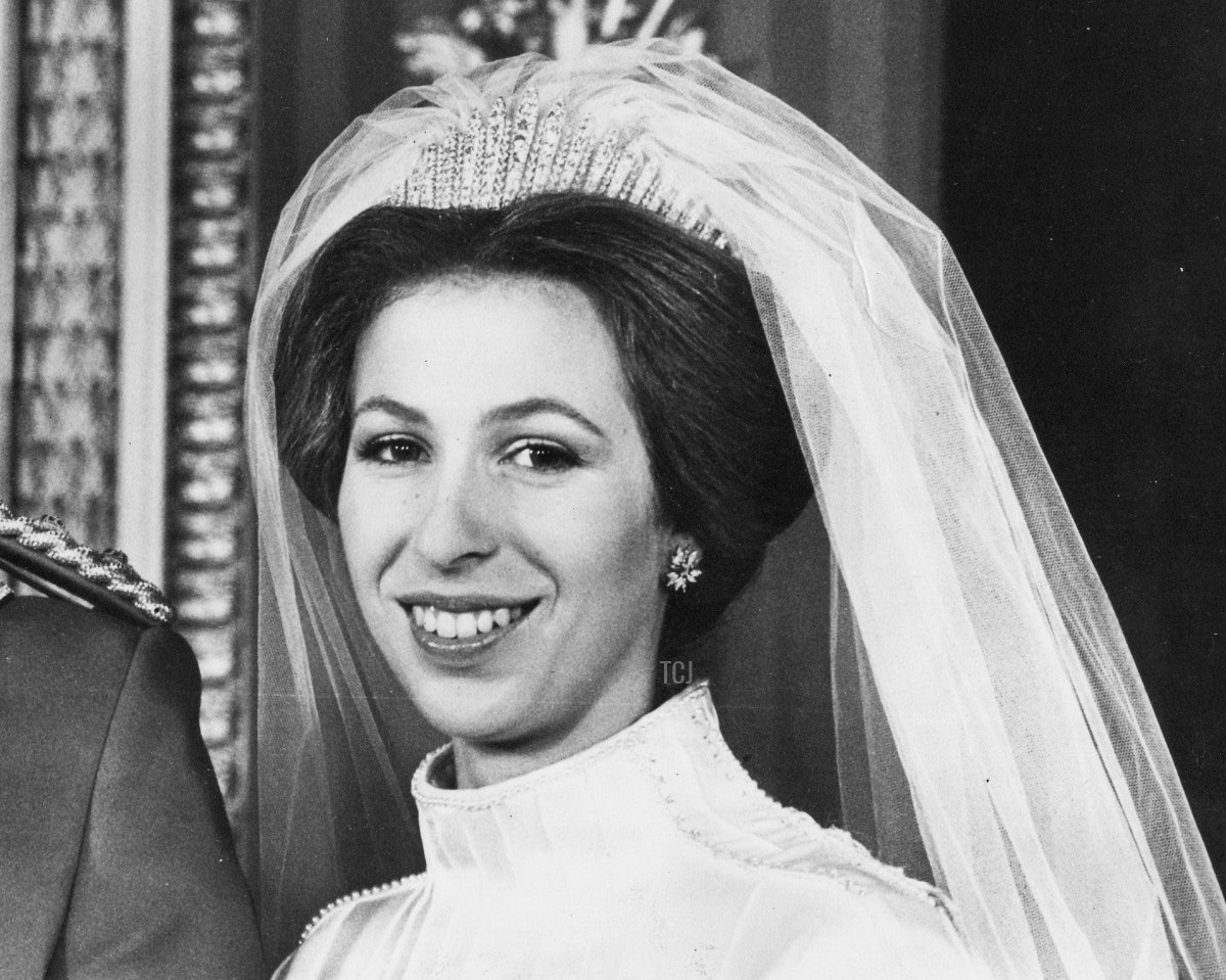 The wedding of Princess Anne and Capt Mark Phillips at Westinster Abbey 14 November 1973