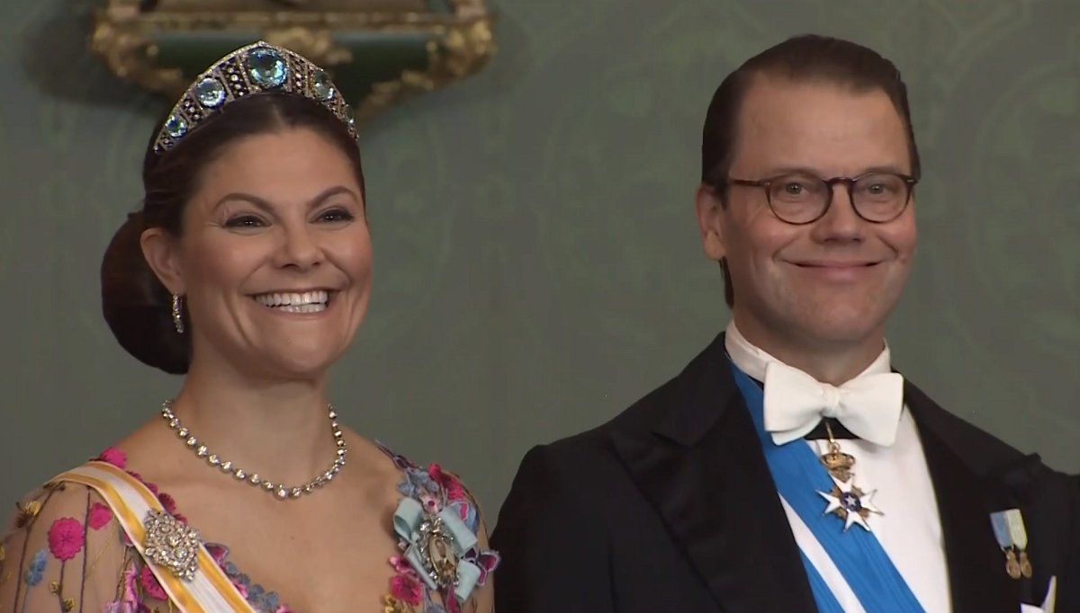 The Swedish royals attend the Spanish state dinner, 24 Nov 2021