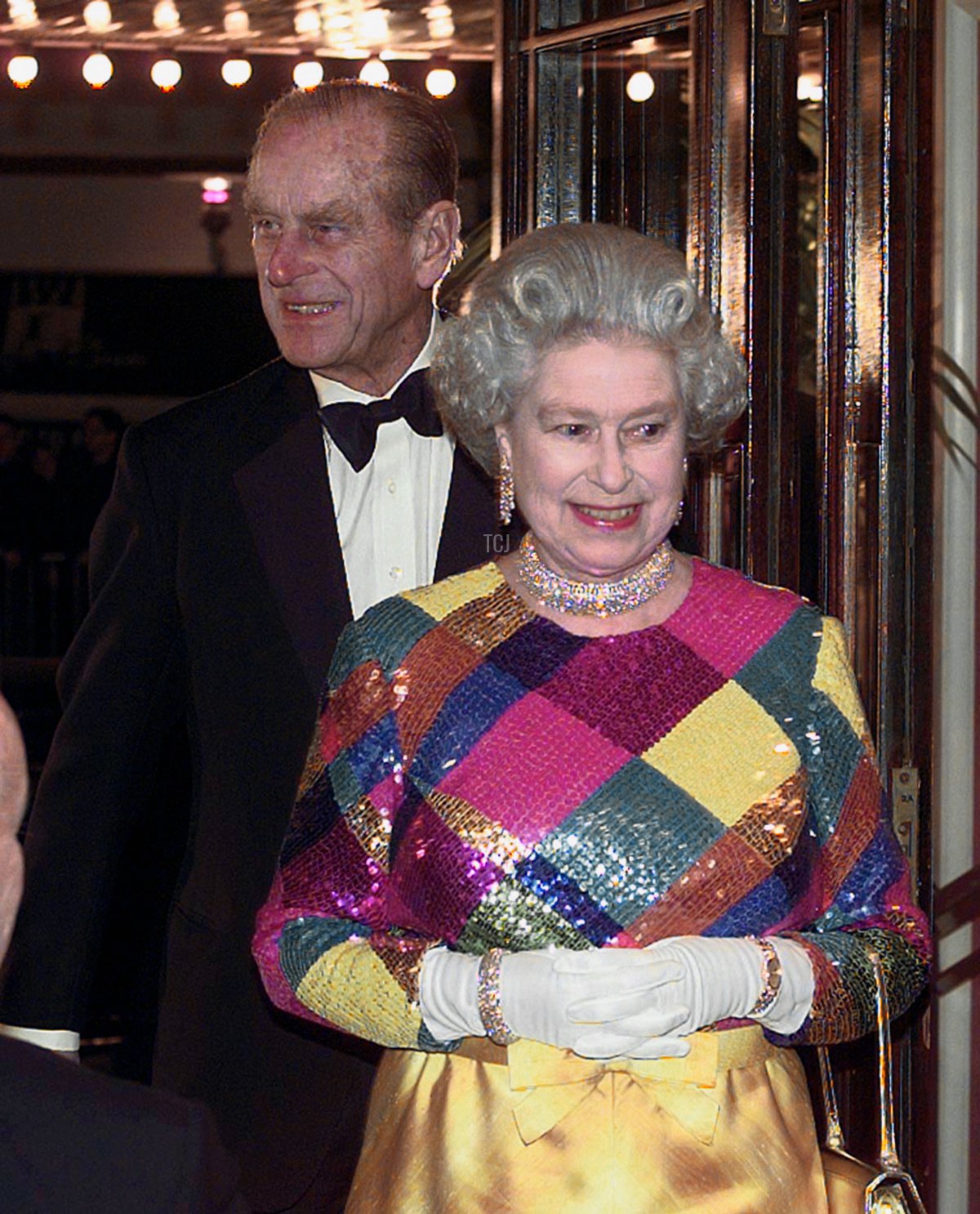 The Queen and the Duke of Edinburgh arrive at Birmingham Hippodrome for the 1999 Royal Variety Performance