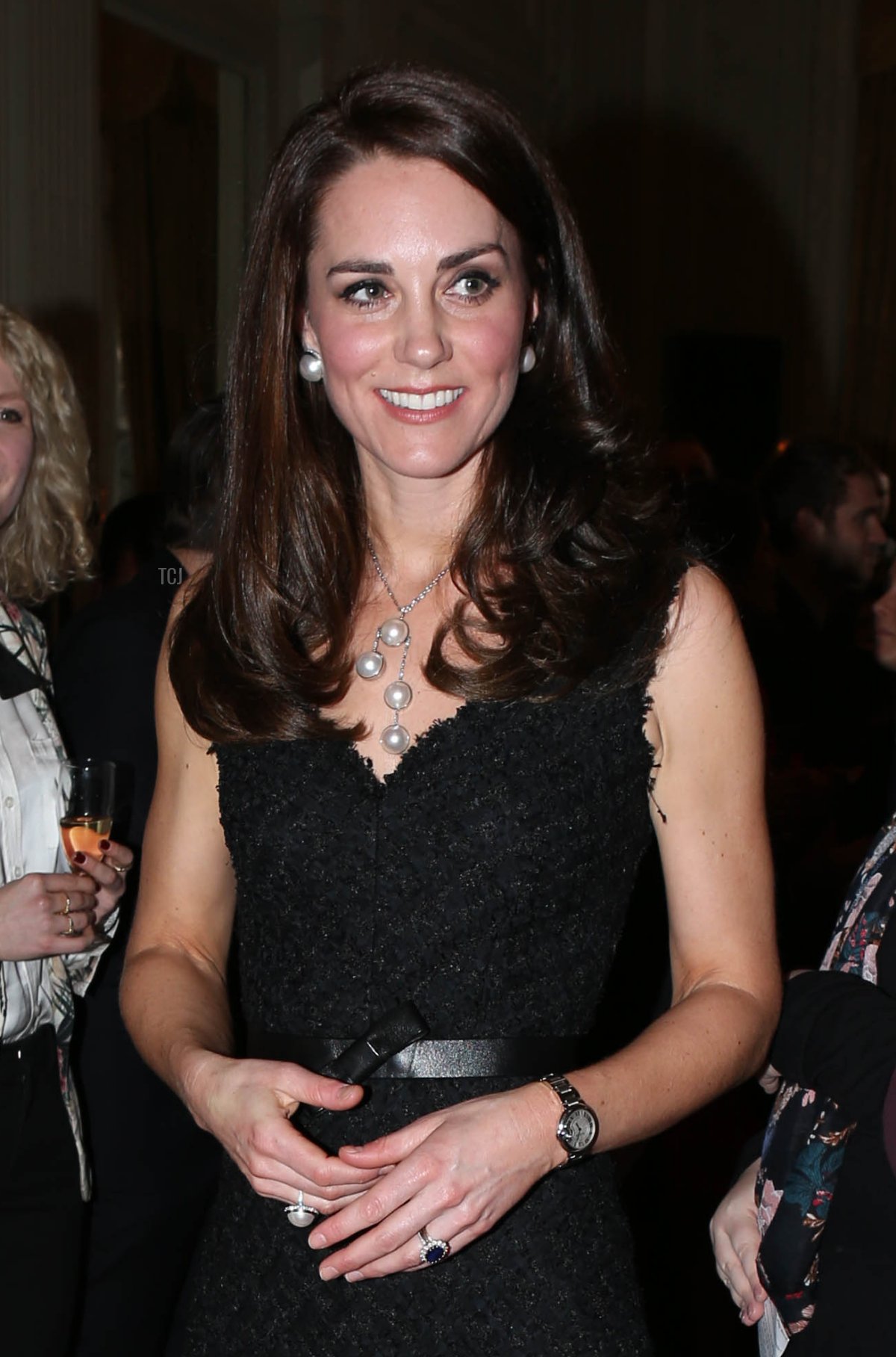 Catherine,Duchess of Cambridge attends a reception at the British Embassy during day one of their visit on March 17, 2017 in Paris, France