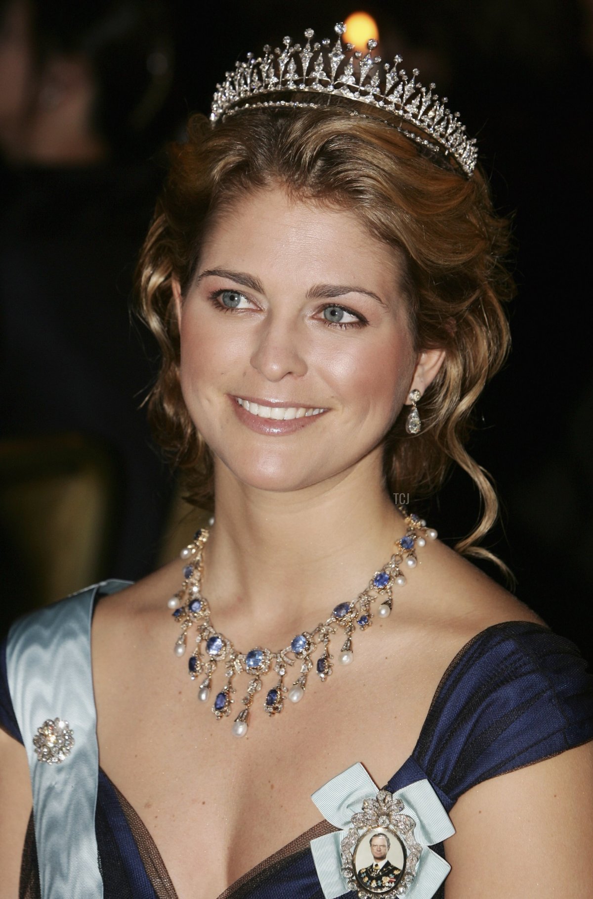 Princess Madeleine of Sweden attends the Nobel Foundation Prize 2006 Gala Dinner at the City Hall on December 10, 2006 in Stockholm, Sweden