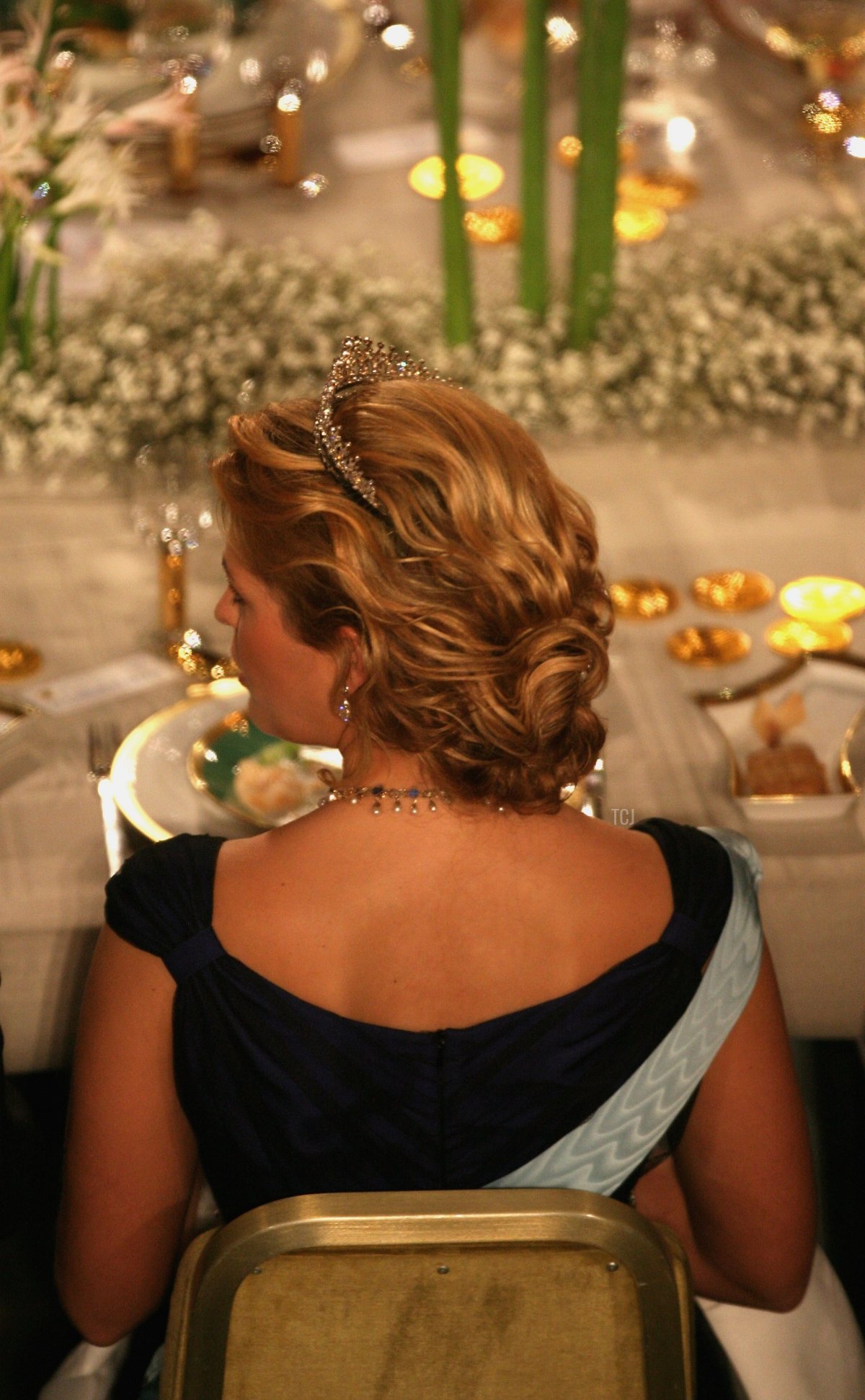 Princess Madeleine of Sweden attends the Nobel Foundation Prize 2006 Gala Dinner at the City Hall on December 10, 2006 in Stockholm, Sweden
