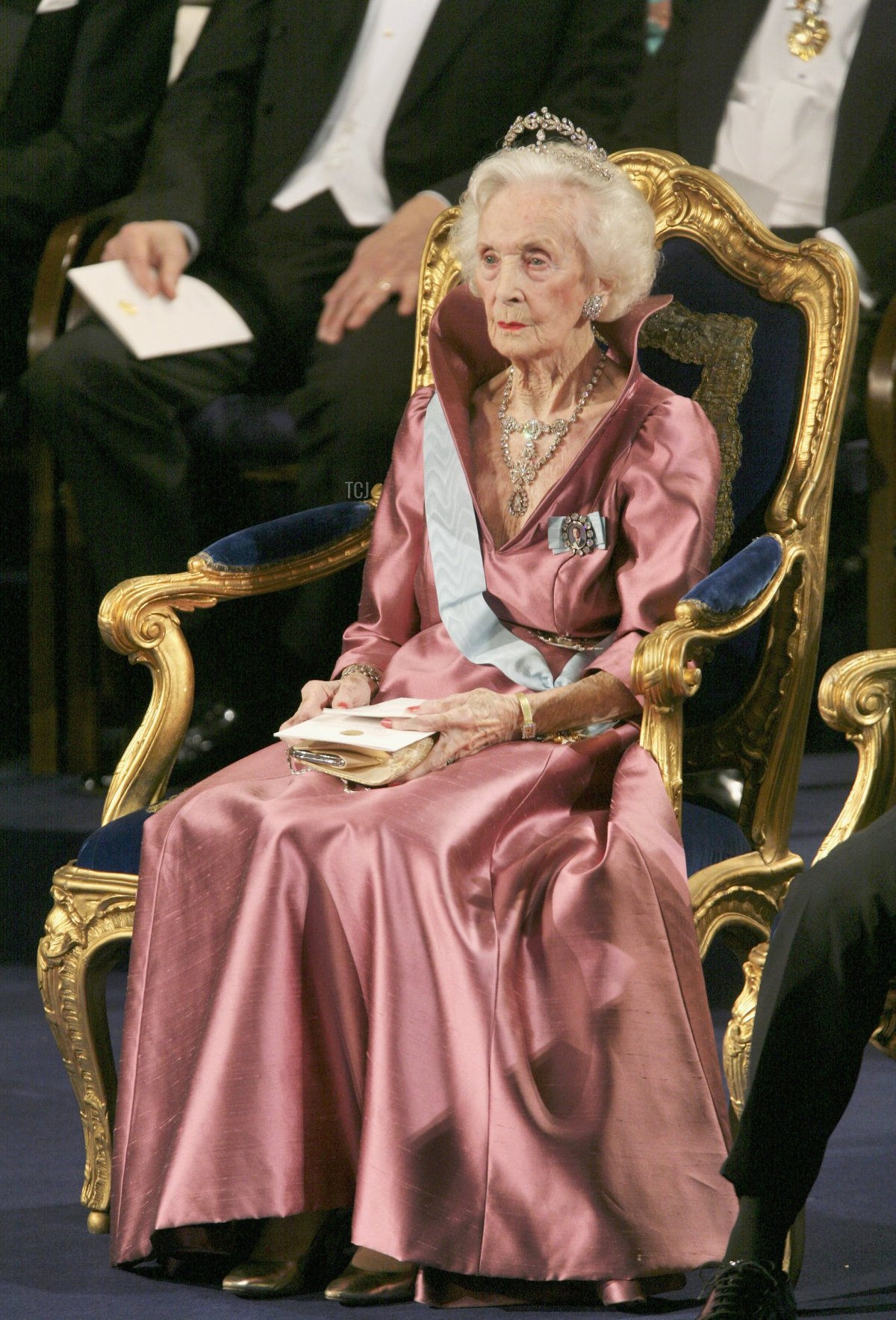 Princess Lilian of Sweden attends the Nobel Foundation Prize 2006 at the Concert Hall on December 10, 2006 in Stockholm, Sweden
