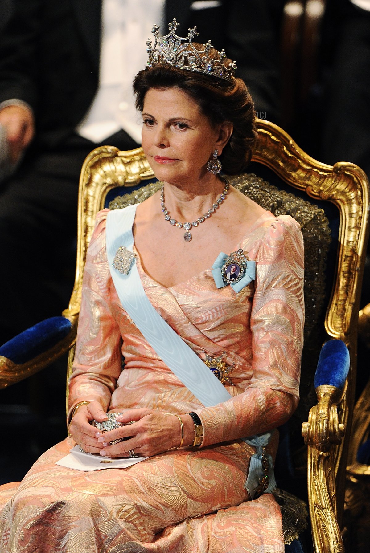 Queen Silvia of Sweden attends the Nobel Prize Award Ceremony at Stockholm Concert Hall on December 10, 2011 in Stockholm, Sweden