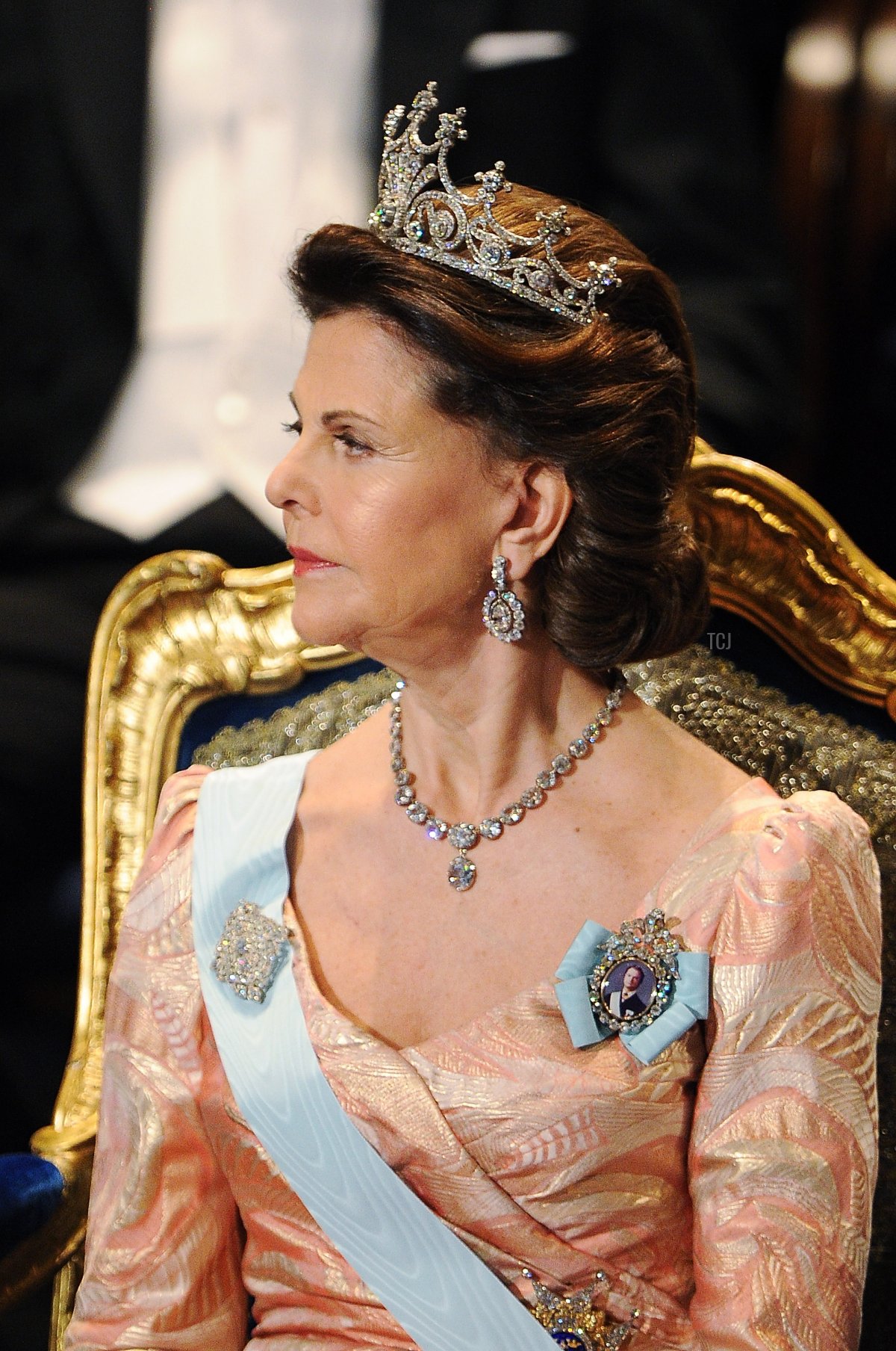 Queen Silvia of Sweden attends the Nobel Prize Award Ceremony at Stockholm Concert Hall on December 10, 2011 in Stockholm, Sweden