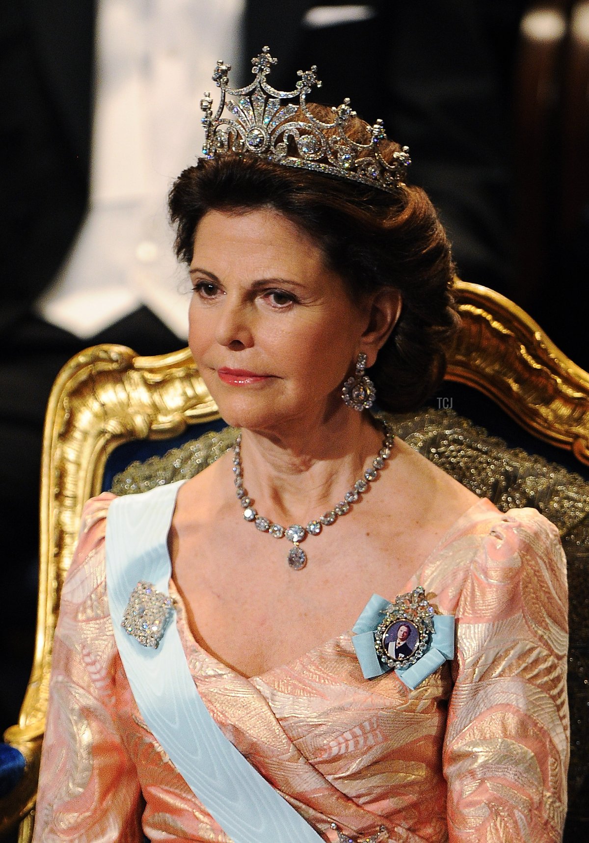 Queen Silvia of Sweden attends the Nobel Prize Award Ceremony at Stockholm Concert Hall on December 10, 2011 in Stockholm, Sweden