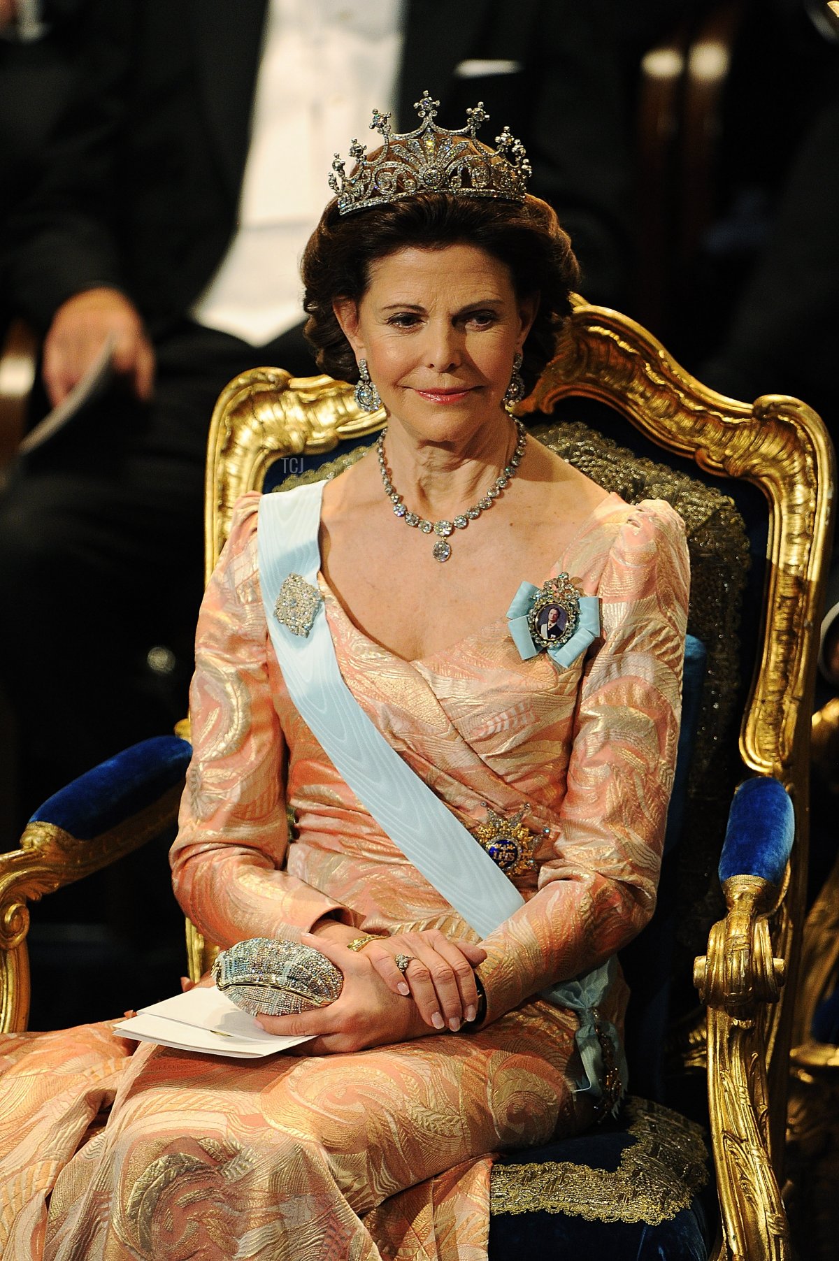 Queen Silvia of Sweden attends the Nobel Prize Award Ceremony at Stockholm Concert Hall on December 10, 2011 in Stockholm, Sweden