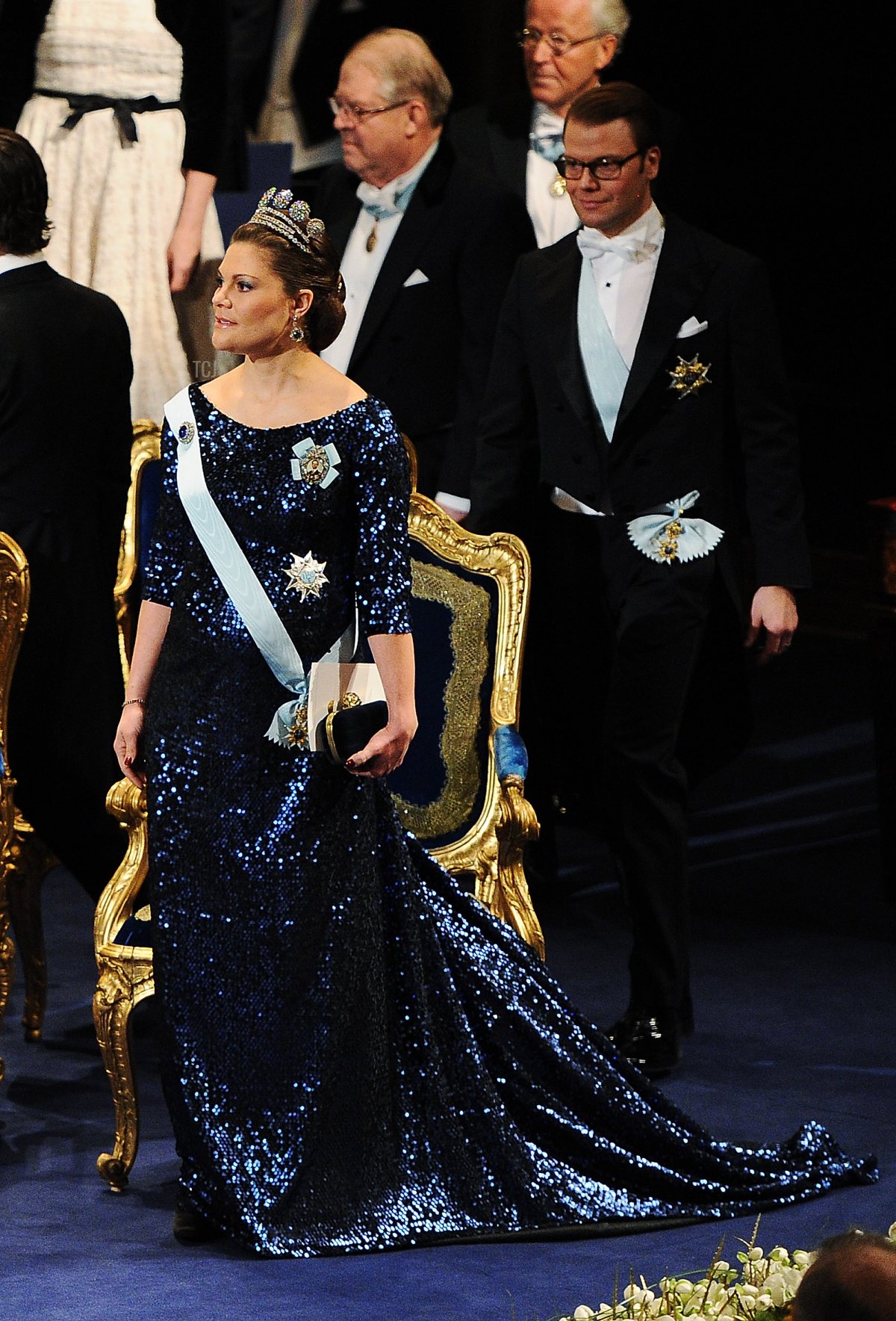 Crown Princess Victoria of Sweden attends the Nobel Prize Award Ceremony at Stockholm Concert Hall on December 10, 2011 in Stockholm, Sweden
