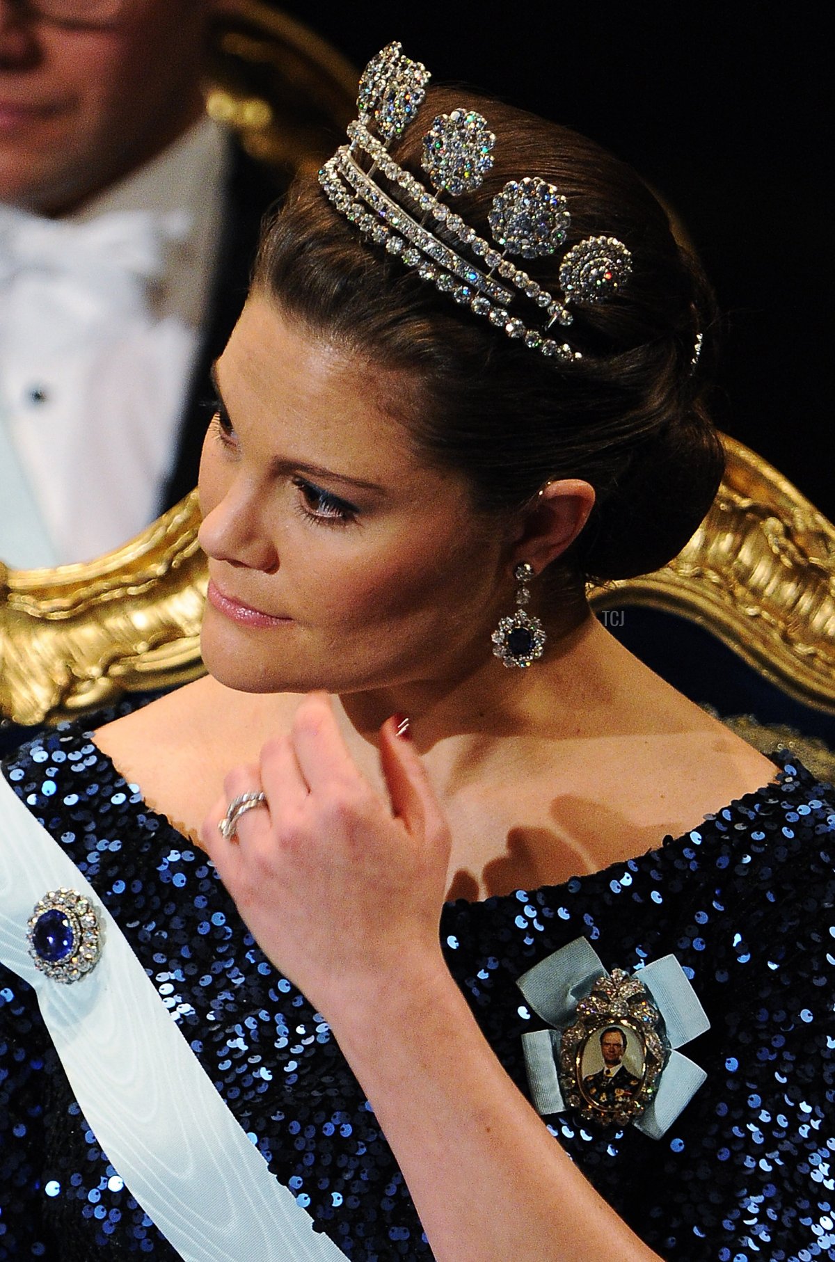 Crown Princess Victoria of Sweden attends the Nobel Prize Award Ceremony at Stockholm Concert Hall on December 10, 2011 in Stockholm, Sweden