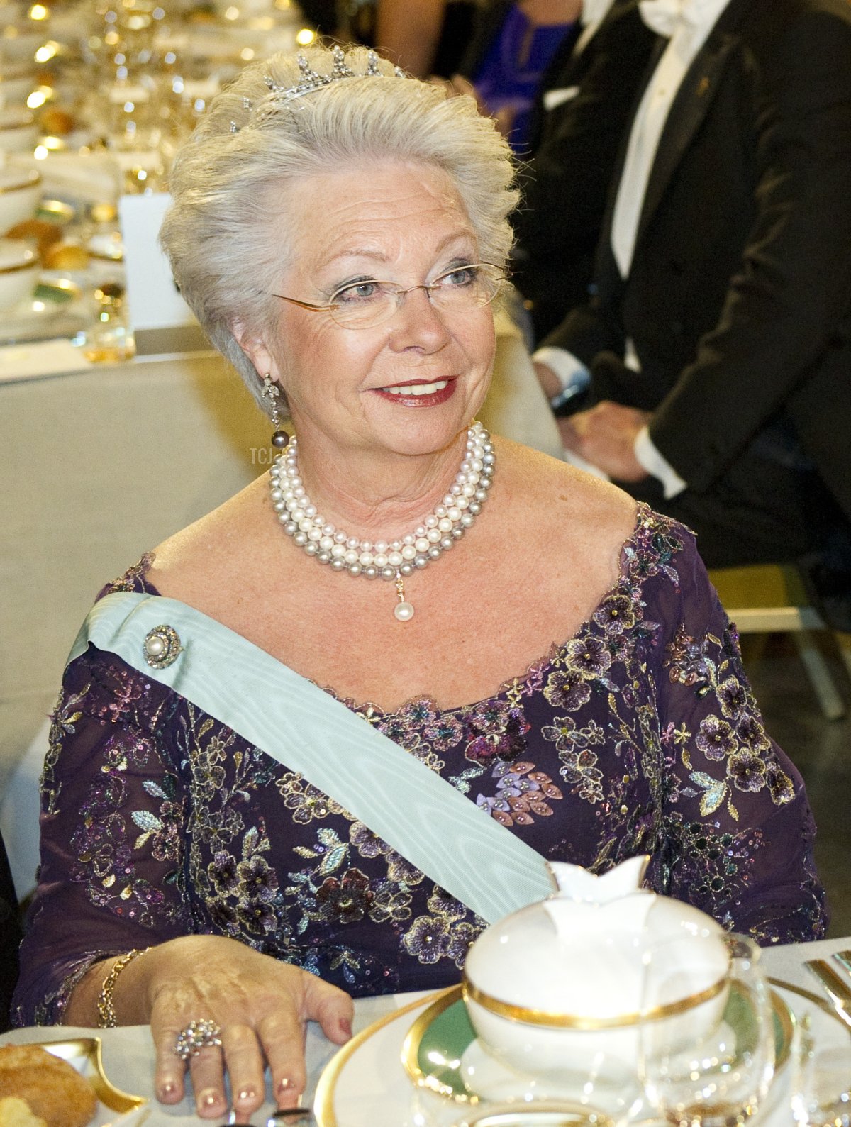 Princess Christina at the Nobel Prize Banquet, December 2011