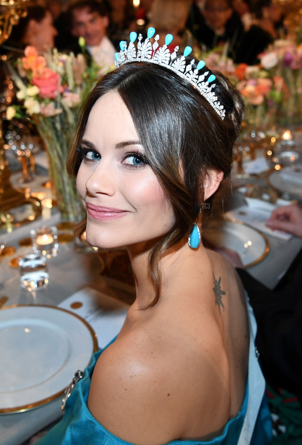 Princess Sofia of Sweden poses before a royal banquet to honour the laureates of the Nobel Prize 2019 following the Award ceremony on December 10, 2019 in Stockholm, Sweden