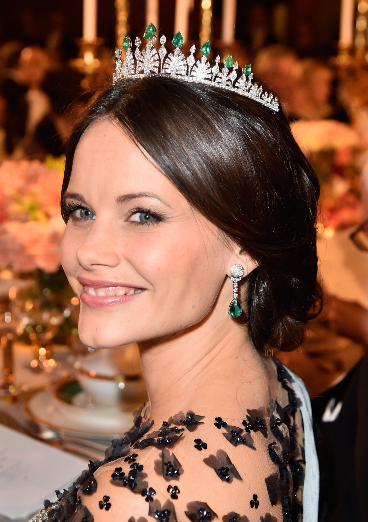 Princess Sofia of Sweden attends the Nobel Prize Banquet 2015 at City Hall on December 10, 2015 in Stockholm, Sweden
