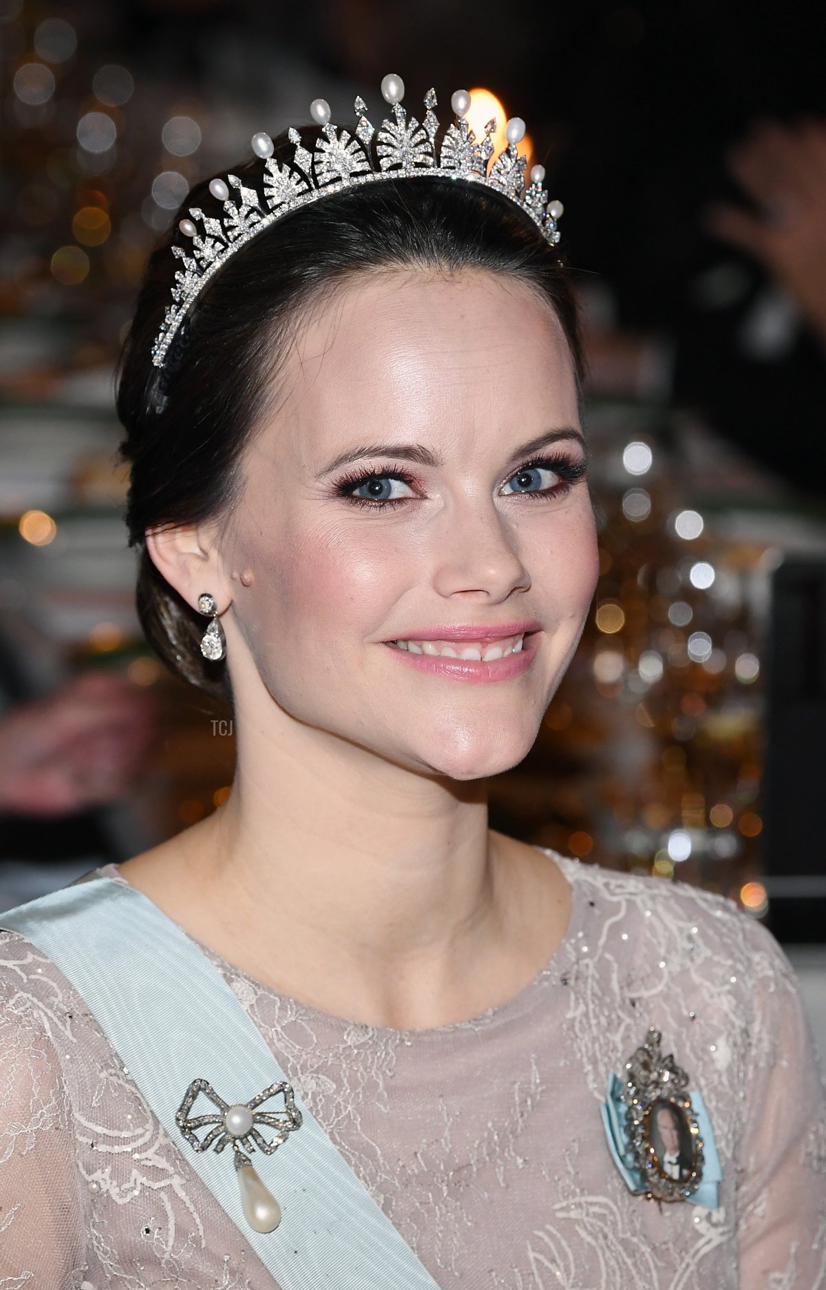 Princess Sofia of Sweden attends the Nobel Prize Banquet 2017 at City Hall on December 10, 2017 in Stockholm, Sweden