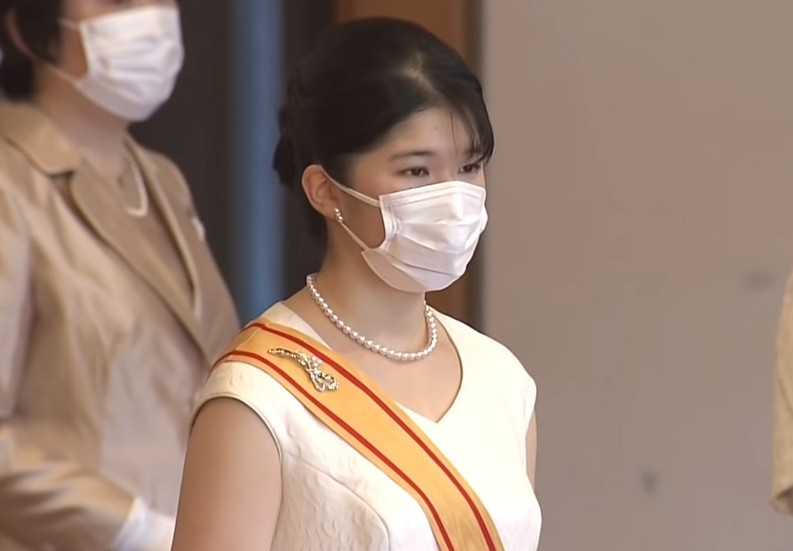 Members of the Japanese imperial family attend the annual New Year reception at the Imperial Palace in Tokyo, 1 Jan 2022