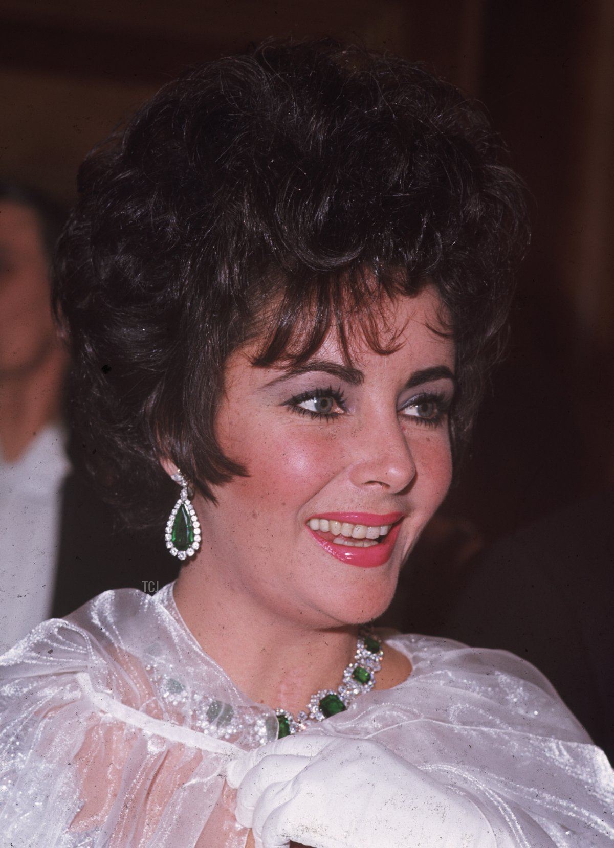 27th February 1967: English actress Elizabeth Taylor at the Royal Film Performance of 'The Taming of the Shrew'